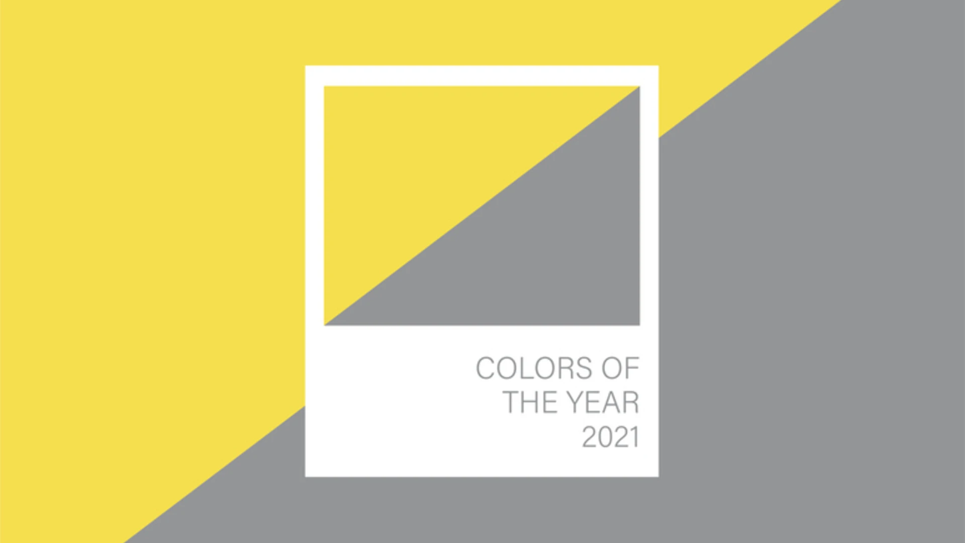Cores do ano Pantone