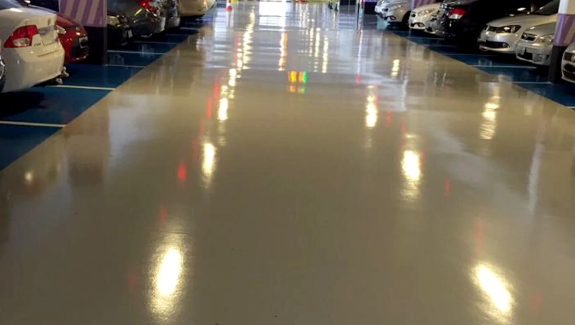 Sistema de piso de estacionamento