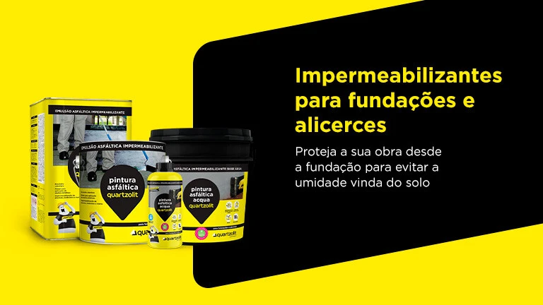 Impermeabilizantes para fundações e alicerces