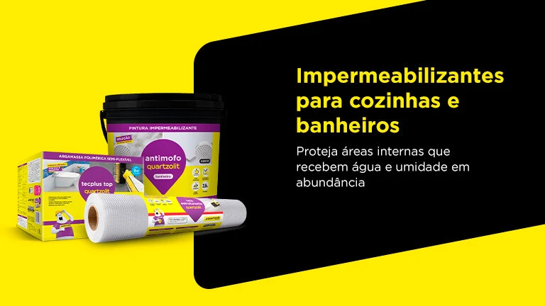 Impermeabilizantes para cozinhas e banheiros