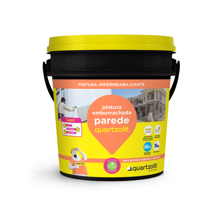 IMPER. TINTA EMBORRACHADA VEDAPREN PAREDE BR 18.000GR
