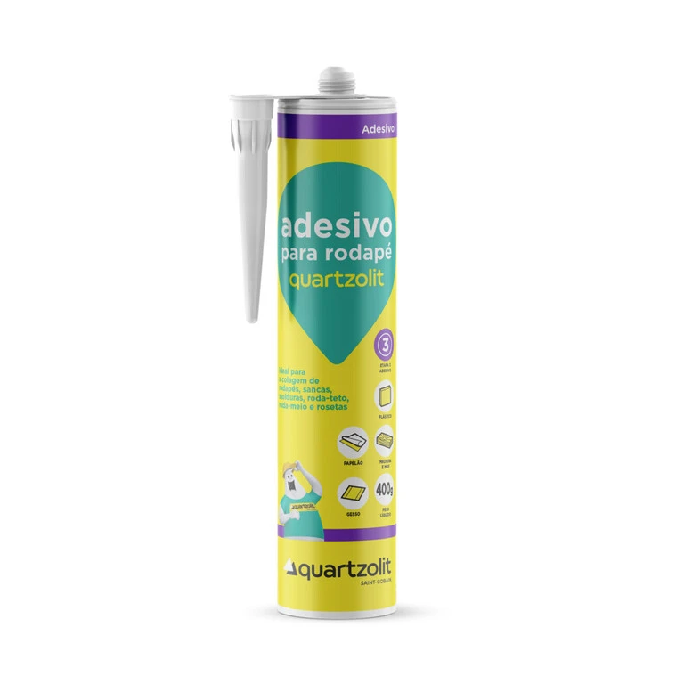 Mockup adesivo para rodapé